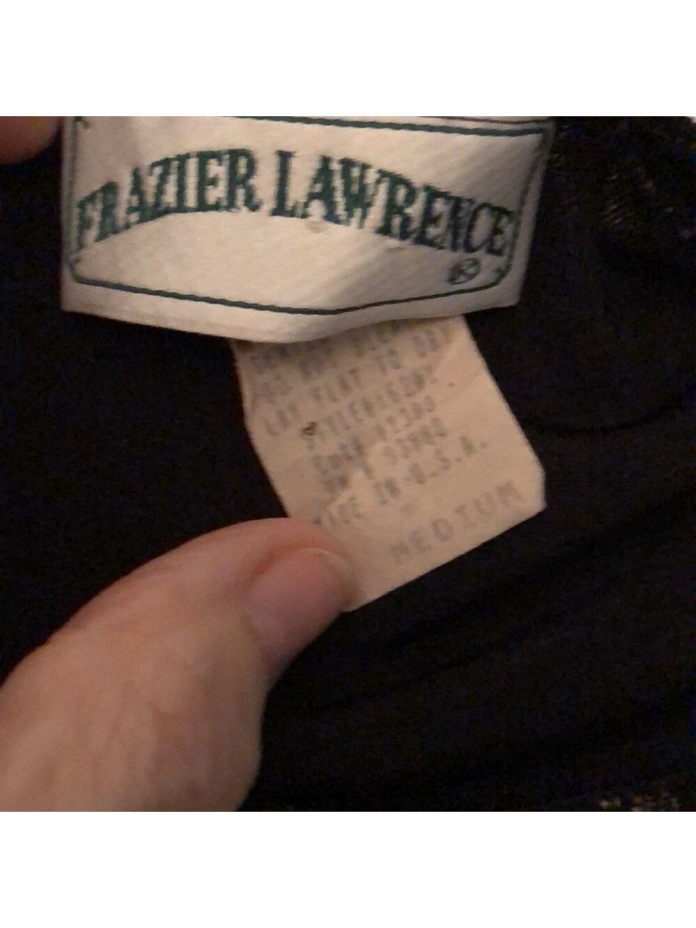 Comfy Black/Gold tunic shirt (M) Frazier Lawrence - Picture 4 of 5